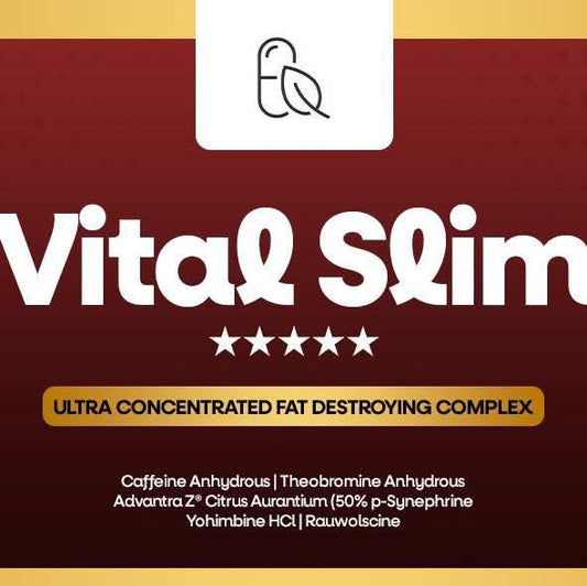 VITAL SLIM FAT DESTROYER ( Gélules coupes faim & Bruleurs extrême de Graisses)